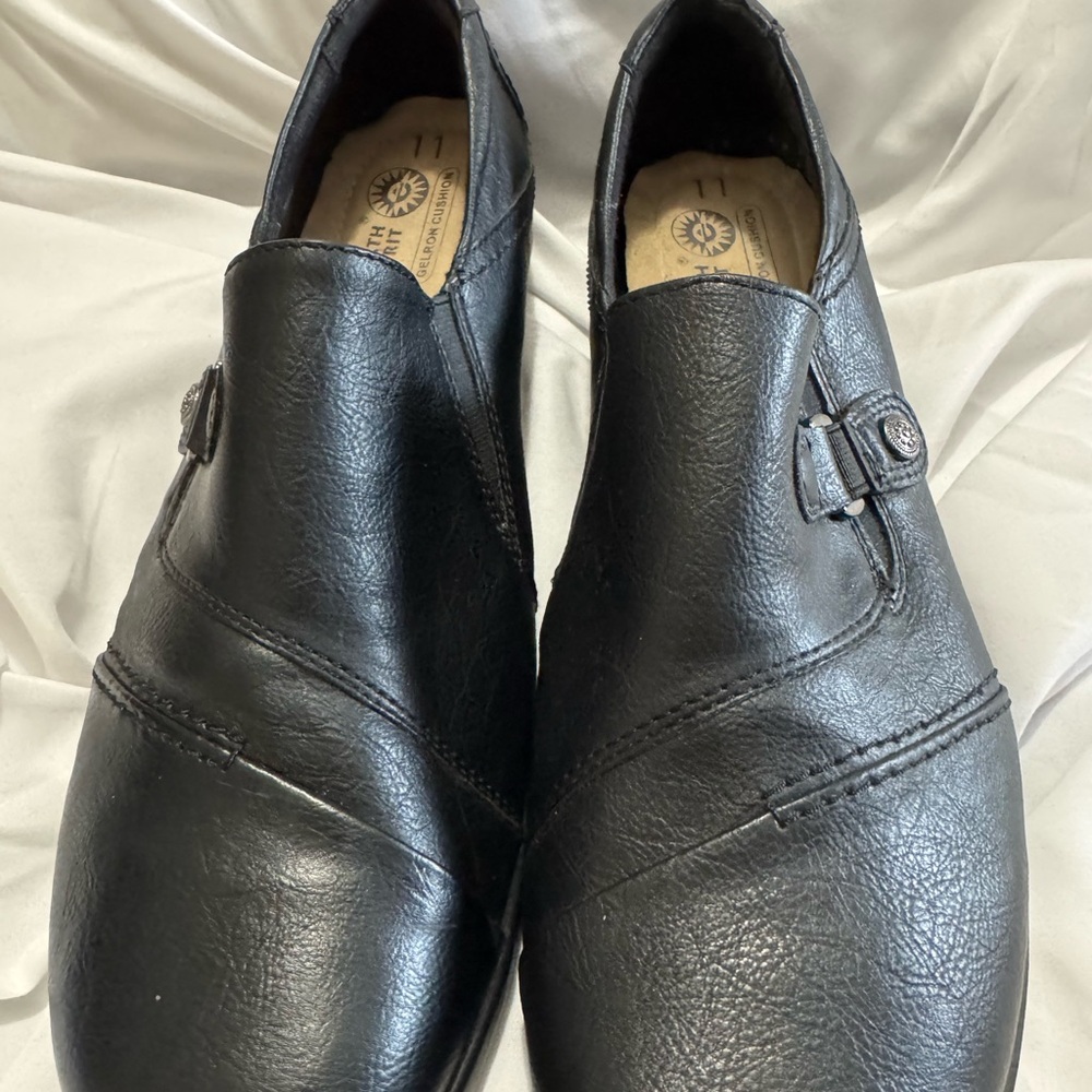 Earth Spirit Black Men's Loafers